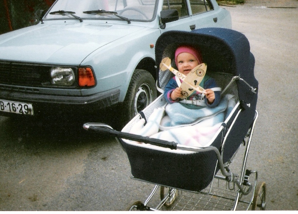 modelařina v kočárku